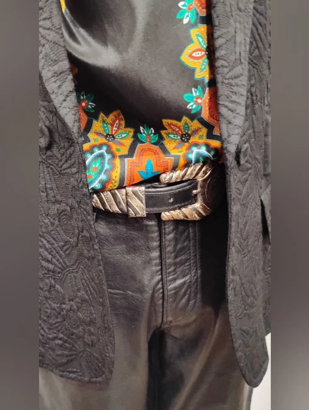 GAMMON SHIRE VINTAGE BEADED WESTERN BELT